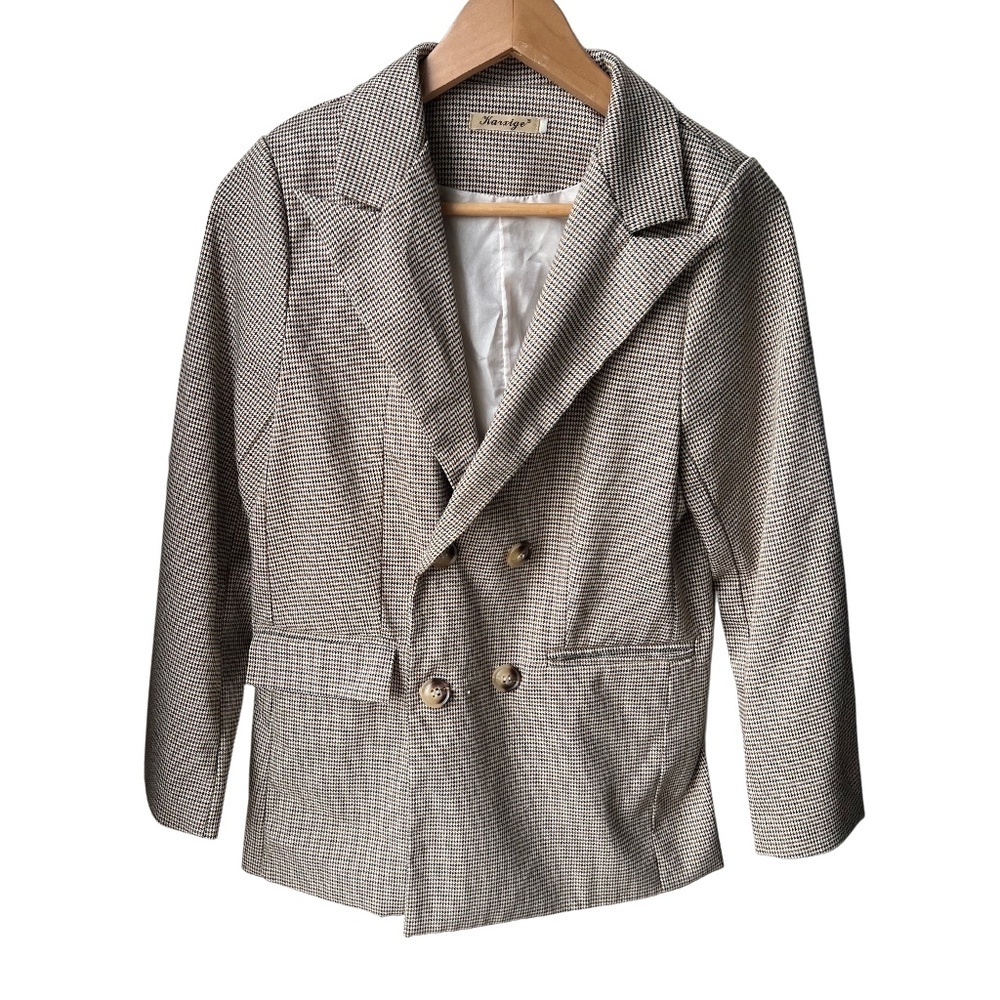Karxige size small Houndstooth Blazer